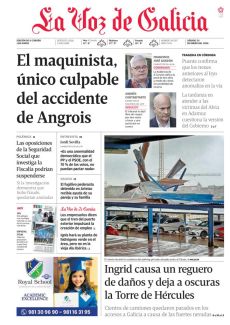 INGRID CAUSA UN REGUERO DE DAÑOS Y DEJA A OSCURAS LA TORRE DE HÉRCULES