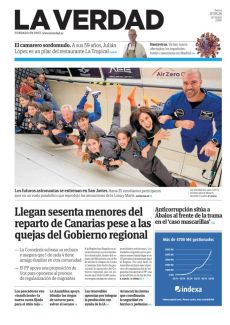 LOS FUTUROS ASTRONAUTAS SE ENTRENAN EN SAN JAVIER.