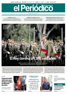 EL REY CORONA A 1.378 SOLDADOS