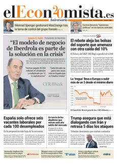 “EL MODELO DE NEGOCIO DE IBERDROLA ES PARTE DE LA SOLUCIÓN EN LA CRISIS”