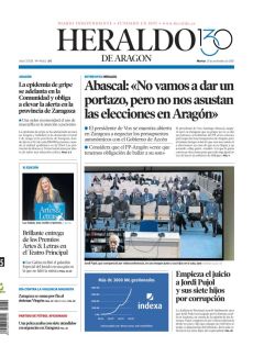 ABASCAL: «NO VAMOS A DAR UN PORTAZO, PERO NO NOS ASUSTAN LAS ELECCIONES EN ARAGÓN»