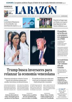 TRUMP BUSCA INVERSORES PARA RELANZAR LA ECONOMÍA VENEZOLANA
