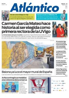 BAIONA YA LUCE EL MAYOR MURAL DE ESPAÑA