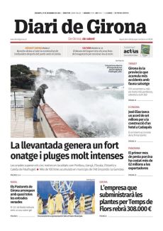 LA LLEVANTADA GENERA UN FORT ONATGE I PLUGES MOLT INTENSES